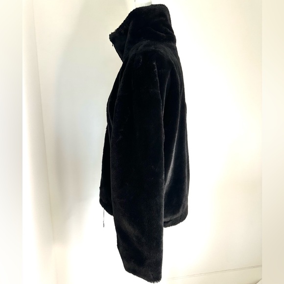 Rebecca Minkoff “Bridget” Faux Fur Jacket in Black - Picture 8 of 16